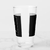 Verre Votre conception ici (Gauche)