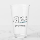 Verre Votre logo d'entreprise et les détails Customisés (Devant)