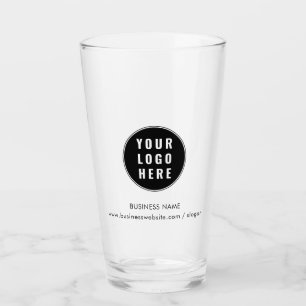 Verre Votre logo d'entreprise et votre site Web d'entrep