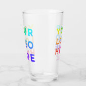 Verre Votre logo Lunettes de bière personnalisées 16oz T (Droite)