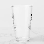 Verre Votre logo Professionnel Professionnel Bière promo (Gauche)