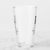 Verre Votre logo Professionnel Professionnel Bière promo (Droite)