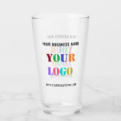 Verre Votre Logo Texte promotionnel Business Glass Modèl (Dos)