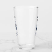 Verre Votre nom de bateau Ancre Bleu (Gauche)