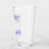 Verre Vous êtes la Lumière du monde Bible Verse Bleu (Gauche)