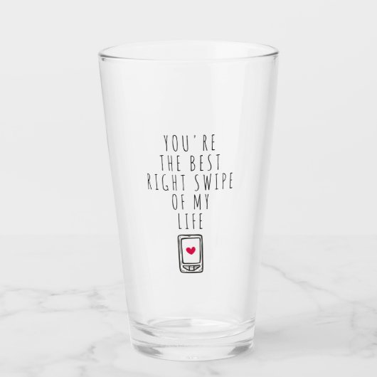 Verre Vous êtes le meilleur essuie-tout de ma vie (Devant)