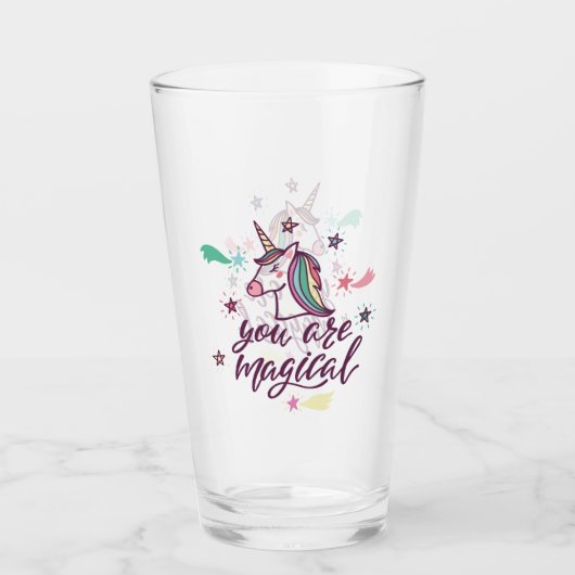 Verre Vous êtes magiques (Devant)