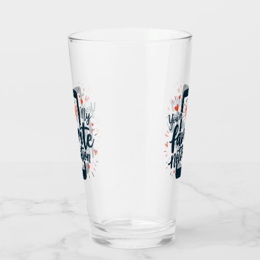 Verre Vous êtes mon affection numérique de notification (Droite)