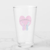 Verre Vous êtes Mon Lapin de Miel ! (Dos)