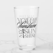 Verre Vous Êtes Mon Soleil (Devant)