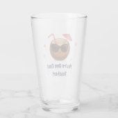 Verre Vous êtes un enseignant Cool - Funny Coconut Glass (Dos)