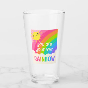 Verre Vous êtes votre propre arc-en-ciel