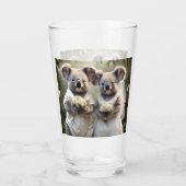 Verre "Vows À feuillage persistant : Un Mariage Koala en (Dos)