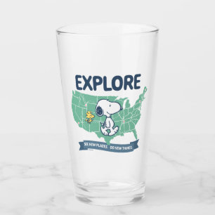 Verre Voyage sur route   Explorez les cacahuètes