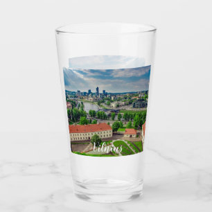 Verre Vue aérienne de Vilnius, Lituanie