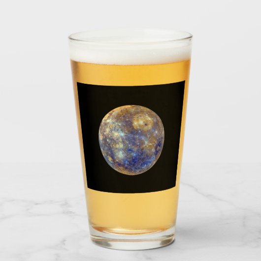 Verre Vue colorée de Mercure (Devant (rempli))