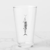 Verre Wahoo - pêche côtière éloignée (Devant)