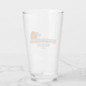 Verre Waikiki Hawaii palmiers solaires (Dos)