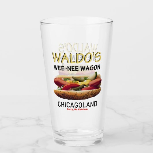 Verre Waldo's Wee Nee Wagon, Chicagoland (Devant)