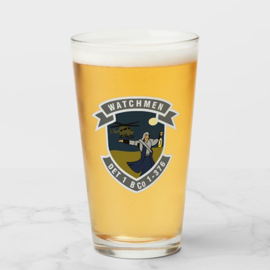 Verre Watchmen OG Pint Glass (Devant (rempli))