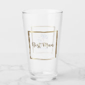Verre Watercolor Navy & Blush Bestman (Devant)