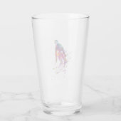 Verre watercolor skier (Dos)