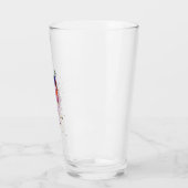 Verre watercolor skier (Gauche)