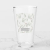 Verre Watercolor Winter Forest Motif sans joint (Dos)