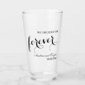 Verre We decided on Forever Elegant Wedding (Devant)