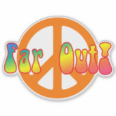 Verre weg! Sticker (Voorkant)