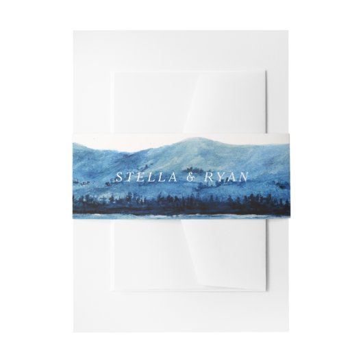 Verre weg / wrap uitnodigingen wikkel (Voorkant Voorbeeld)