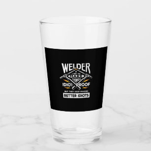Verre Welder Essaie De Faire Des Choses
