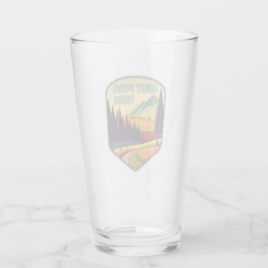 Verre West Penn Trail Pennsylvania Colonnes (Dos)