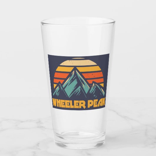 Verre Wheeler Peak New Mexico Retro Turquoise (Devant)