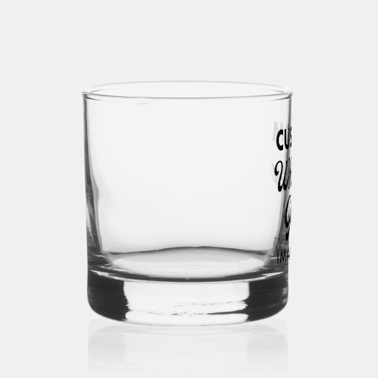 Verre Whiskey personnalisé 12oz (Droite)