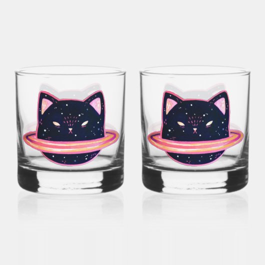 Verre Whiskey pour chat Planet (Verso)