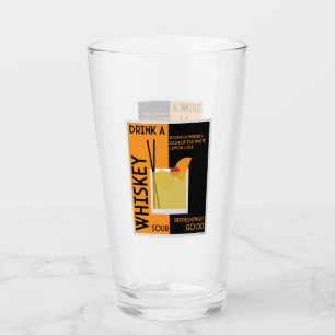 Verre Whiskey Sour Cocktail Napkin