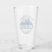 Verre Whistler Colombie-Britannique Canada Ski minimalis (Dos)