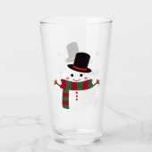 Verre White Christmas Snowman (Devant)