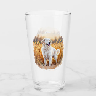 Verre White Golden Retriever Dog