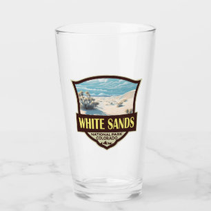 Verre White Sands National Park Travel Art Vintage