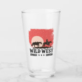 Verre Wild West Cowboy (Devant)