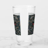 Verre William Morris Blackthorn Floral Art Nouveau (Gauche)