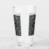 Verre William Morris Blackthorn Floral Art Nouveau (Droite)