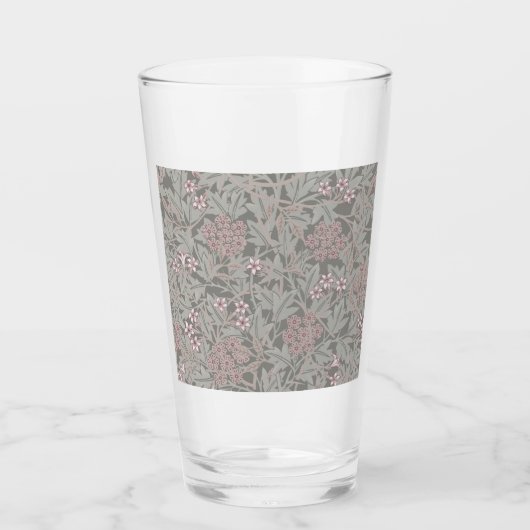 Verre William Morris Jasmine Motif de fleurs (Devant)