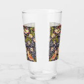 Verre William Morris Strawberry Thief Floral Art nouveau (Gauche)