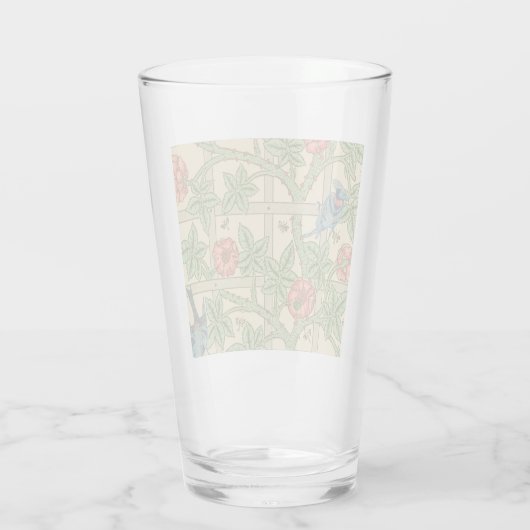 Verre William Morris Trellis Design classique de papier  (Dos)