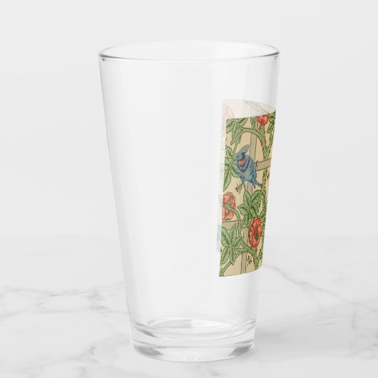 Verre William Morris Trellis Design classique de papier (Droite)
