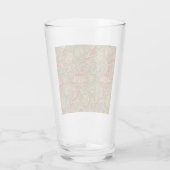 Verre William Morris Wandle Anglais Floral Damask Design (Dos)