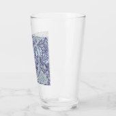 Verre William Morris Windrush fleurs bleues (Gauche)